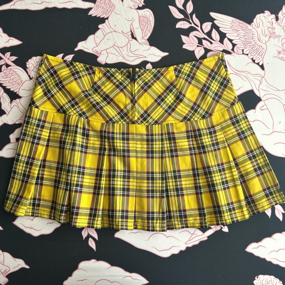 Royal bones plaid mini skirt π - Picture 2 of 4